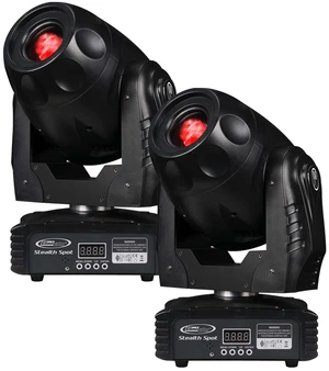 (2) Eliminator Lighting Stealth Spot LED Moving Head Bundle (2) Eliminator Lighting Stealth Spot LED Moving Head Bundle