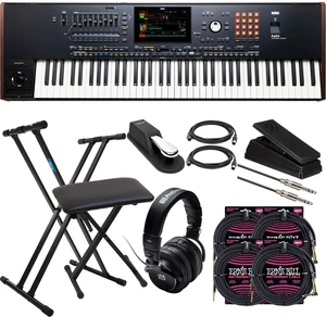 Korg Pa5X-76 76-Key Workstation, Presonus HD09, Keyboard Stand and Bench, Sustain Pedal, Moog EP-3, (2) Midi Cables, (4) ErnieBall 1/4 Cables Bundle Korg Pa5X-76 76-Key Workstation, Presonus HD09, Keyboard Stand and Bench, Sustain Pedal, Moog EP-3, (2) Midi Cables, (4) ErnieBall 1/4 Cables Bundle