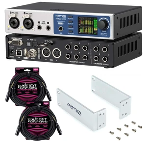 RME Fireface UCX II 40-channel USB Interface, RME Rackmount kit, (2) ErnieBall XLR Bundle RME Fireface UCX II 40-channel USB Interface, RME Rackmount kit, (2) ErnieBall XLR Bundle