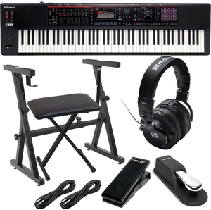 Roland FANTOM-08 Keyboard, Stand, Bench, Sustain, Expression Pedal, Presonus HD9, (4) 1/4 Cables Bundle Roland FANTOM-08 Keyboard, Stand, Bench, Sustain, Expression Pedal, Presonus HD9, (4) 1/4 Cables Bundle