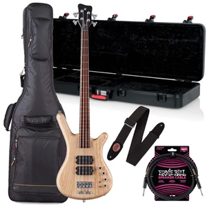 Warwick Pro Series Corvette $$-4 String Natural Transparent Satin, Gator GTSA-GTRBASS, ErnieBall Cable, Levy's MSSC8-BLK Bundle Warwick Pro Series Corvette $$-4 String Natural Transparent Satin, Gator GTSA-GTRBASS, ErnieBall Cable, Levy's MSSC8-BLK Bundle