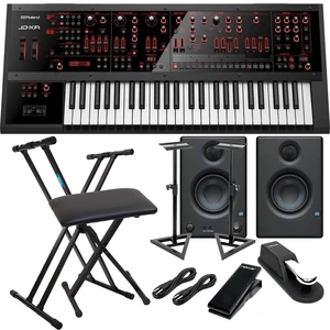Roland JD-XA Analog/Digital Synthesizer, Keyboard Stand, Bench, Presonus Eris3.5 Monitors, Monitor Stands, Nektar NX-P, Sustain Pedal, (2) 1/4 Cables Bundle Roland JD-XA Analog/Digital Synthesizer, Keyboard Stand, Bench, Presonus Eris3.5 Monitors, Monitor Stands, Nektar NX-P, Sustain Pedal, (2) 1/4 Cables Bundle