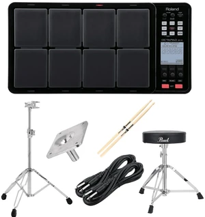 Roland OCTAPAD SPD-30 Black - Pearl Throne D50 - GIBRALTAR 6713E Stand - GIBRALTAR SC-EMMP - (2) 1/4 Cables - Drum Sticks Roland OCTAPAD SPD-30 Black - Pearl Throne D50 - GIBRALTAR 6713E Stand - GIBRALTAR SC-EMMP - (2) 1/4 Cables - Drum Sticks