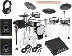 Roland TD-50KV V-Drums 5pc Electronic Drum Set Drum Essentials Bundle Roland TD-50KV V-Drums 5pc Electronic Drum Set Drum Essentials Bundle