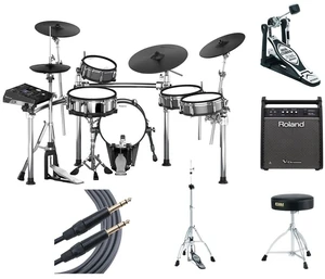 Roland TD-50KV Electronic Drum Set + Hardware + Active Monitor + Mogami TRS Cable Roland TD-50KV Electronic Drum Set + Hardware + Active Monitor + Mogami TRS Cable