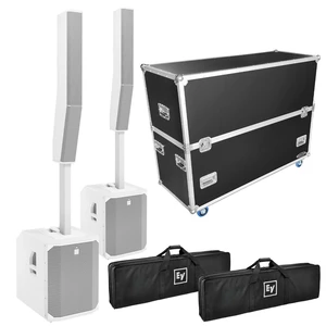 (2) Electro-Voice Evolve 70 2000W Column PA Speaker (White) - Odyssey FZEVOLVE70W Road Case Bundle (2) Electro-Voice Evolve 70 2000W Column PA Speaker (White) - Odyssey FZEVOLVE70W Road Case Bundle