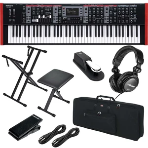 Roland V-Stage 76 Stage Piano - Keyboard Stand and Bench - Gator GKB-76 - (2)1/4 Cables - Tascam TH02 - Expression Pedal - Sustain Pedal Bundle Roland V-Stage 76 Stage Piano - Keyboard Stand and Bench - Gator GKB-76 - (2)1/4 Cables - Tascam TH02 - Expression Pedal - Sustain Pedal Bundle