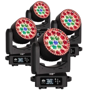 (4) American DJ Vizi Pix Z19 Moving head Wash Light Bundle (4) American DJ Vizi Pix Z19 Moving head Wash Light Bundle
