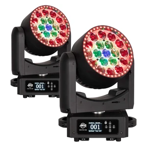 (2) American DJ Vizi Pix Z19 Moving head Wash Light Bundle (2) American DJ Vizi Pix Z19 Moving head Wash Light Bundle