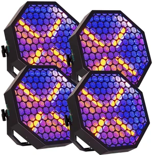 (4) American DJ Vintage X RGB LED Light Fixture Bundle (4) American DJ Vintage X RGB LED Light Fixture Bundle