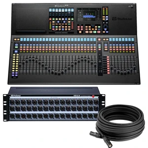 PreSonus StudioLive Series III SE 32 Digital Mixer - PreSonus NSB32.16 Stage Box - Ethercon Cable (100 Feet) Bundle PreSonus StudioLive Series III SE 32 Digital Mixer - PreSonus NSB32.16 Stage Box - Ethercon Cable (100 Feet) Bundle