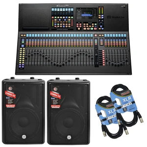 PreSonus StudioLive Series III SE 32 Digital Mixer - (2) PSG AUDIO Cobra 112 - (2) XLR Cables Bundle PreSonus StudioLive Series III SE 32 Digital Mixer - (2) PSG AUDIO Cobra 112 - (2) XLR Cables Bundle