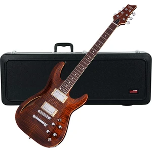 Schecter C-1 E/A Classic Semi-hollowbody Electric Guitar Cats Eye - Gator GC-ELECTRIC-A Bundle Schecter C-1 E/A Classic Semi-hollowbody Electric Guitar Cats Eye - Gator GC-ELECTRIC-A Bundle