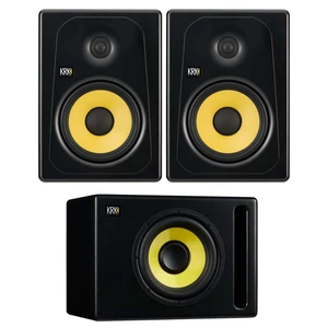 (2) KRK Kreate 8 Powered Studio Monitor - KRK S10.4 Powered Studio Sub Bundle (2) KRK Kreate 8 Powered Studio Monitor - KRK S10.4 Powered Studio Sub Bundle