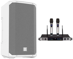 Electro-Voice EVERSE 12 Weatherized Battery-Powered (White) - PSG AUDIO MP0919 Dual Wireless Mic Bundle Electro-Voice EVERSE 12 Weatherized Battery-Powered (White) - PSG AUDIO MP0919 Dual Wireless Mic Bundle
