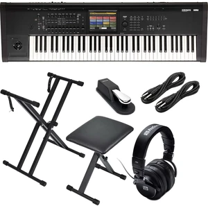 Korg Kronos 3 73-key Music Workstation - Keyboard Stand and Bench - Sustain Pedal - Presonus HD9 - (2) 1/4 Cables Bundle Korg Kronos 3 73-key Music Workstation - Keyboard Stand and Bench - Sustain Pedal - Presonus HD9 - (2) 1/4 Cables Bundle