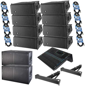 (8) DAS Audio Event-28A Powered Array, (2) DAS Event 218A Sub (2) DAS AX-EV28, (8) XLR Cables, Allen & Heath Qu-6 Bundle (8) DAS Audio Event-28A Powered Array, (2) DAS Event 218A Sub (2) DAS AX-EV28, (8) XLR Cables, Allen & Heath Qu-6 Bundle