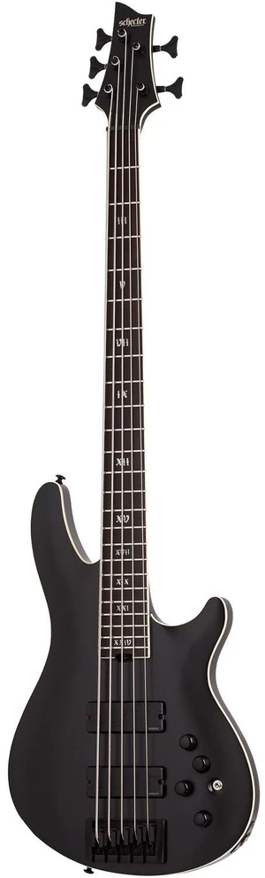 Schecter SLS Evil Twin-5 Bass Guitar - Satin Black Schecter SLS Evil Twin-5 Bass Guitar - Satin Black