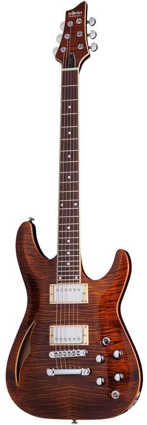 Schecter C-1 E/A Classic Semi-hollowbody Electric Guitar - Cats Eye Schecter C-1 E/A Classic Semi-hollowbody Electric Guitar - Cats Eye