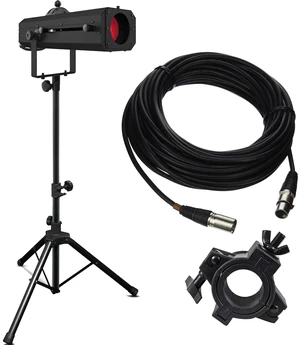 Chauvet DJ Followspot 200ST Portable LED Stage Light - DMX Cable 50FT - O-Clamp Bundle Chauvet DJ Followspot 200ST Portable LED Stage Light - DMX Cable 50FT - O-Clamp Bundle