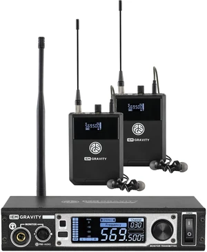 PSG Audio Gravity IEM Dual Stereo Wireless In Ear Set Rack Mount and Multifrequency PSG Audio Gravity IEM Dual Stereo Wireless In Ear Set Rack Mount and Multifrequency