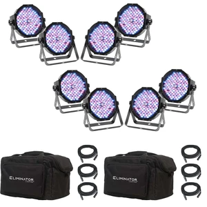 (2) Eliminator Mega Flat PAK EP Lighting System Bundle (2) Eliminator Mega Flat PAK EP Lighting System Bundle