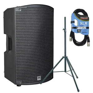 HK Audio Sonar 115 Xi 1200W 15 Powered Speaker - Speaker Stand - XLR Cable Bundle HK Audio Sonar 115 Xi 1200W 15 Powered Speaker - Speaker Stand - XLR Cable Bundle