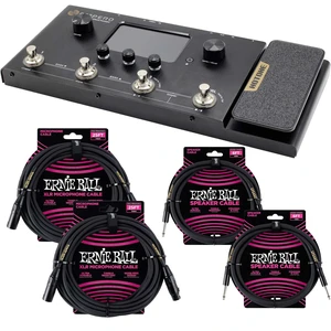 Hotone Ampero MP-100 Modeler & Effects Processor, (2) ErnieBall XLR Cables, (2) ErnieBall 1/4 Bundle Hotone Ampero MP-100 Modeler & Effects Processor, (2) ErnieBall XLR Cables, (2) ErnieBall 1/4 Bundle