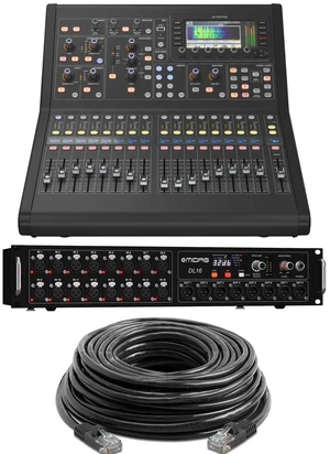 Midas M32R LIVE 40-channel Digital Mixer, Midas DL16, CAT6 75FT Cable Bundle Midas M32R LIVE 40-channel Digital Mixer, Midas DL16, CAT6 75FT Cable Bundle
