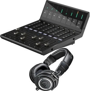 Icon Pro Audio V1-X DAW Control Expander for V1-M, Audio Technica ATH-M50X Bundle Icon Pro Audio V1-X DAW Control Expander for V1-M, Audio Technica ATH-M50X Bundle