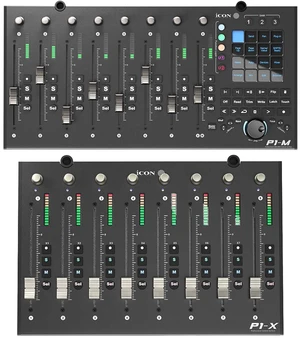 Icon Pro Audio P1-M DAW Control Surface, Icon Pro Audio P1-X Bundle Icon Pro Audio P1-M DAW Control Surface, Icon Pro Audio P1-X Bundle