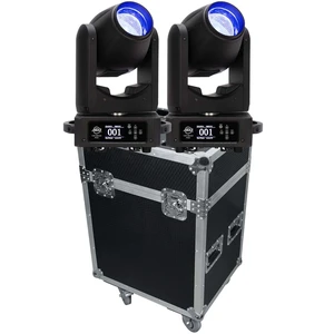 (2) American DJ VIZI Beam RX2 Moving Head Fixture, Rockville RMH2C Case Bundle (2) American DJ VIZI Beam RX2 Moving Head Fixture, Rockville RMH2C Case Bundle