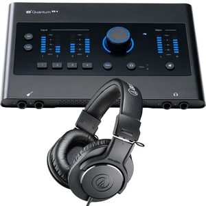 PreSonus Quantum ES 4 USB-C Audio Interface, ATH-M20X Bundle PreSonus Quantum ES 4 USB-C Audio Interface, ATH-M20X Bundle