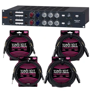 Warm Audio WA273-EQ 2-channel Microphone Preamplifier, (2) ErnieBall XLR Cable 25FT, (2) ErnieBall Cable 1/4 Bundle Warm Audio WA273-EQ 2-channel Microphone Preamplifier, (2) ErnieBall XLR Cable 25FT, (2) ErnieBall Cable 1/4 Bundle