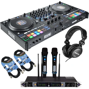 Rane PERFORMER 4-channel Motorized DJ Controller, PSG Audio UGX20, Tascam TH02, (2) XLR Cables Bundle Rane PERFORMER 4-channel Motorized DJ Controller, PSG Audio UGX20, Tascam TH02, (2) XLR Cables Bundle