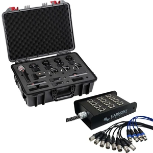 sE Electronics V Pack Arena Drum Microphone Kit, Harmony Audio HA-SB1225 Bundle sE Electronics V Pack Arena Drum Microphone Kit, Harmony Audio HA-SB1225 Bundle
