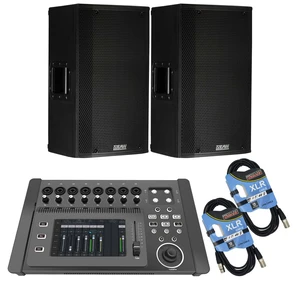 (2) EAW LA121 - 12 1500W 2-Way Active Speaker, PSG AUDIO DM-1608 Digital Mixer, (2) XLR Cables Bundle (2) EAW LA121 - 12 1500W 2-Way Active Speaker, PSG AUDIO DM-1608 Digital Mixer, (2) XLR Cables Bundle
