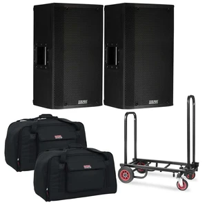 (2) EAW LA121 - 12 1500W 2-Way Active Speaker, Cart, (2) Gator Tote12 Bundle (2) EAW LA121 - 12 1500W 2-Way Active Speaker, Cart, (2) Gator Tote12 Bundle