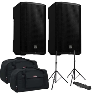 (2) Electro-Voice EVERSE 12 Weatherized Battery-Powered, Speaker Stands, (2) Gator Tote12 Bundle (2) Electro-Voice EVERSE 12 Weatherized Battery-Powered, Speaker Stands, (2) Gator Tote12 Bundle