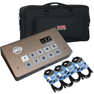 American DJ myDMX 5 Lighting Control Software, Gator GK-2110, (4) DMX Cables Bundle American DJ myDMX 5 Lighting Control Software, Gator GK-2110, (4) DMX Cables Bundle