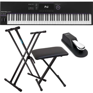 Native Instruments Kontrol S88 MK3, Keyboard Stand, Bench, Sustain Pedal Bundle Native Instruments Kontrol S88 MK3, Keyboard Stand, Bench, Sustain Pedal Bundle