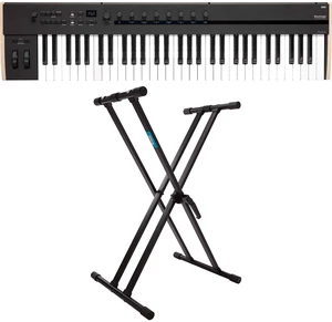 Korg Keystage 61-key MIDI Keyboard Controller, Keyboard Stand Bundle Korg Keystage 61-key MIDI Keyboard Controller, Keyboard Stand Bundle
