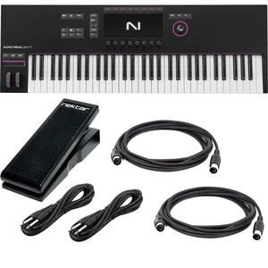 Native Instruments Kontrol S61 MK3 Keyboard Controller, Nektar NX-P, (2) Midi Cables, (2) 1/4 Cables Bundle Native Instruments Kontrol S61 MK3 Keyboard Controller, Nektar NX-P, (2) Midi Cables, (2) 1/4 Cables Bundle