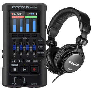 Zoom R4 MultiTrak SD Recorder, Tascam TH02 Bundle Zoom R4 MultiTrak SD Recorder, Tascam TH02 Bundle