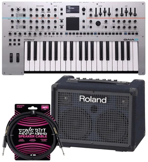 Roland GAIA 2 37-key Virtual Analog Wavetable, Roland KC-220 Amp, ErnieBall 1/4 Cable Bundle Roland GAIA 2 37-key Virtual Analog Wavetable, Roland KC-220 Amp, ErnieBall 1/4 Cable Bundle