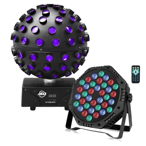 American DJ Starburst RGBWA+UV LED Sphere Effect, ZKEEZM 36 Led Stage Bundle American DJ Starburst RGBWA+UV LED Sphere Effect, ZKEEZM 36 Led Stage Bundle