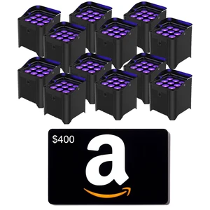(12) Chauvet DJ Freedom Par H9 IP, $400 Amazon Gift Card Bundle (12) Chauvet DJ Freedom Par H9 IP, $400 Amazon Gift Card Bundle
