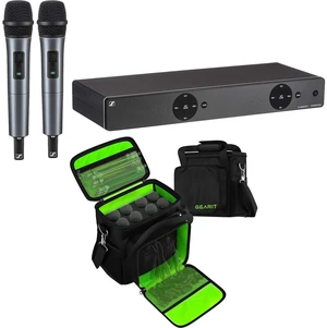 Sennheiser XSW 1-835 Dual Wireless Handheld Mic Sys, GearIT Microphone Bag Bundle Sennheiser XSW 1-835 Dual Wireless Handheld Mic Sys, GearIT Microphone Bag Bundle