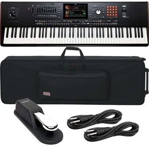 Korg Pa5X-88 88-Key Professional Workstation, Gator GK-88 Rolling Case, Sustain Pedal, (2) 1/4 Cables Bundle Korg Pa5X-88 88-Key Professional Workstation, Gator GK-88 Rolling Case, Sustain Pedal, (2) 1/4 Cables Bundle