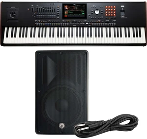 Korg Pa5X-88 88-Key Professional Workstation, PSG AUDIO Cobra 115, 1/4 Cable Bundle Korg Pa5X-88 88-Key Professional Workstation, PSG AUDIO Cobra 115, 1/4 Cable Bundle